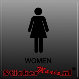 Woman sticker