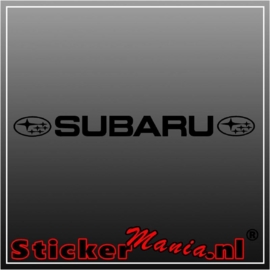Subaru raamstreamer sticker