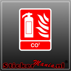 Co2 Brandblusser full colour sticker