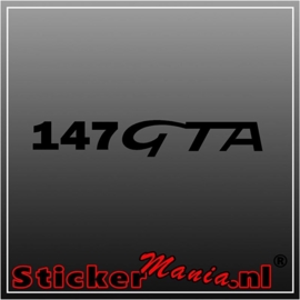 Alfa romeo 147GTA sticker