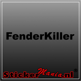 Fender killer sticker