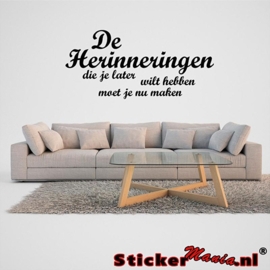 De herinneringen muursticker