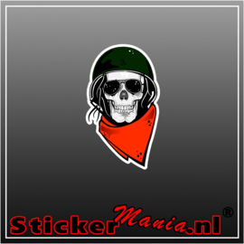 Skull 4 Full Colour sticker