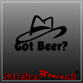 Got beer? sticker