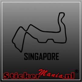 Singapore circuit sticker