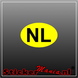 NL Geel Full Colour sticker