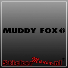 Muddy fox sticker