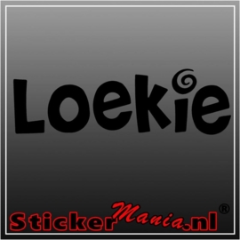 Loekie sticker
