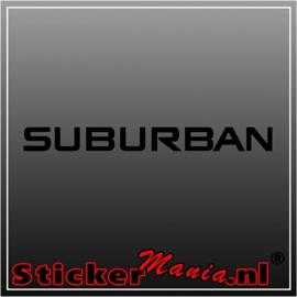 Chevrolet suburban 1 sticker