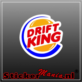 Drift King Full Colour sticker