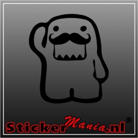 Domo mustache 1 sticker