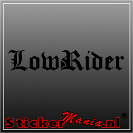 Lowrider 2 sticker
