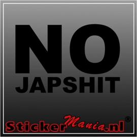 No japshit sticker