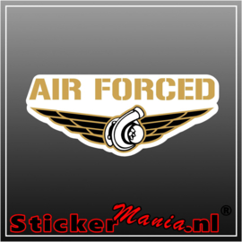 Air Forced Full Colour sticker