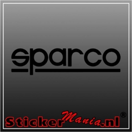 Sparco sticker
