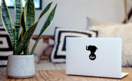 Olifant laptop sticker