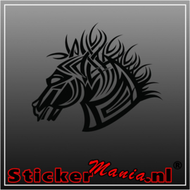 Paard 11 tribal sticker