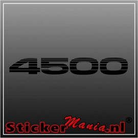 Toyota 4500 sticker