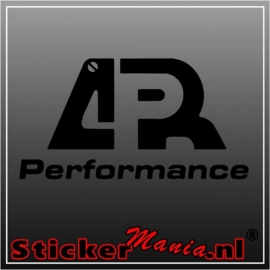 APR performance sticker