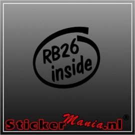 RB26 inside sticker