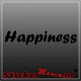 Happiness muursticker