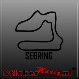 Sebring circuit sticker