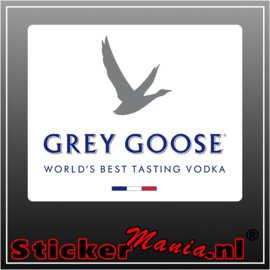 Grey goose full colour sticker