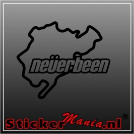 Neverbeen circuit sticker