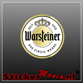 Warsteiner full colour sticker