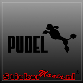 Pudel sticker