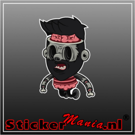 Zombie 4 Full Colour sticker