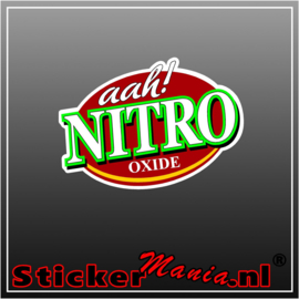 Aah, Nitro Oxide Full Colour sticker