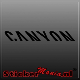 Canyon sticker