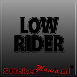 Lowrider 1 sticker