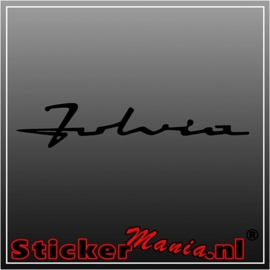 Lancia fulvia sticker