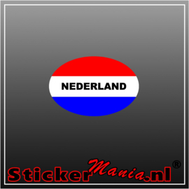 Nederland Rood Wit Blauw Full Colour sticker