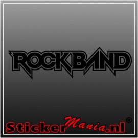 Rockband sticker