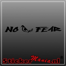 No fear raamstreamer sticker