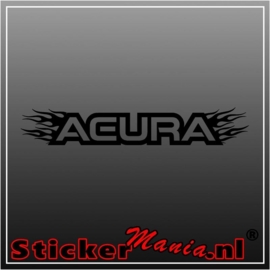 Acura flames 2 raamstreamer sticker