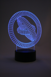 Ringen 3D led lamp