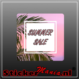 Summer sale palmboom sticker set 3 stuks