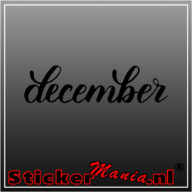 December sticker