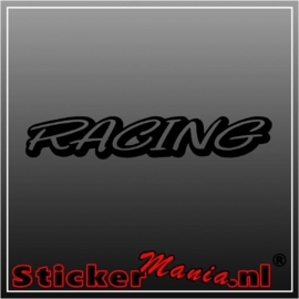 Racing sticker