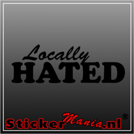 Locally hated sticker