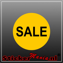 Sale geel sticker set 3 stuks