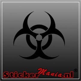 Biohazard sticker