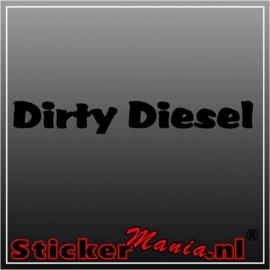 Dirty diesel sticker