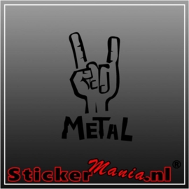 Metal sticker
