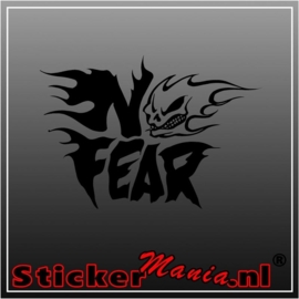 No fear 9 sticker