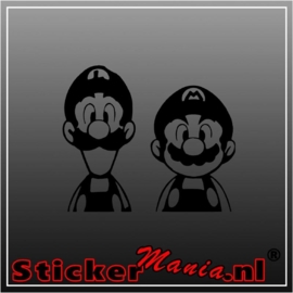 Luigi & Mario sticker